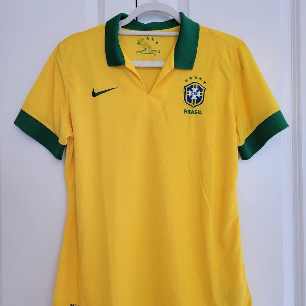Nike Brazil CBF Women's soccer jersey size L